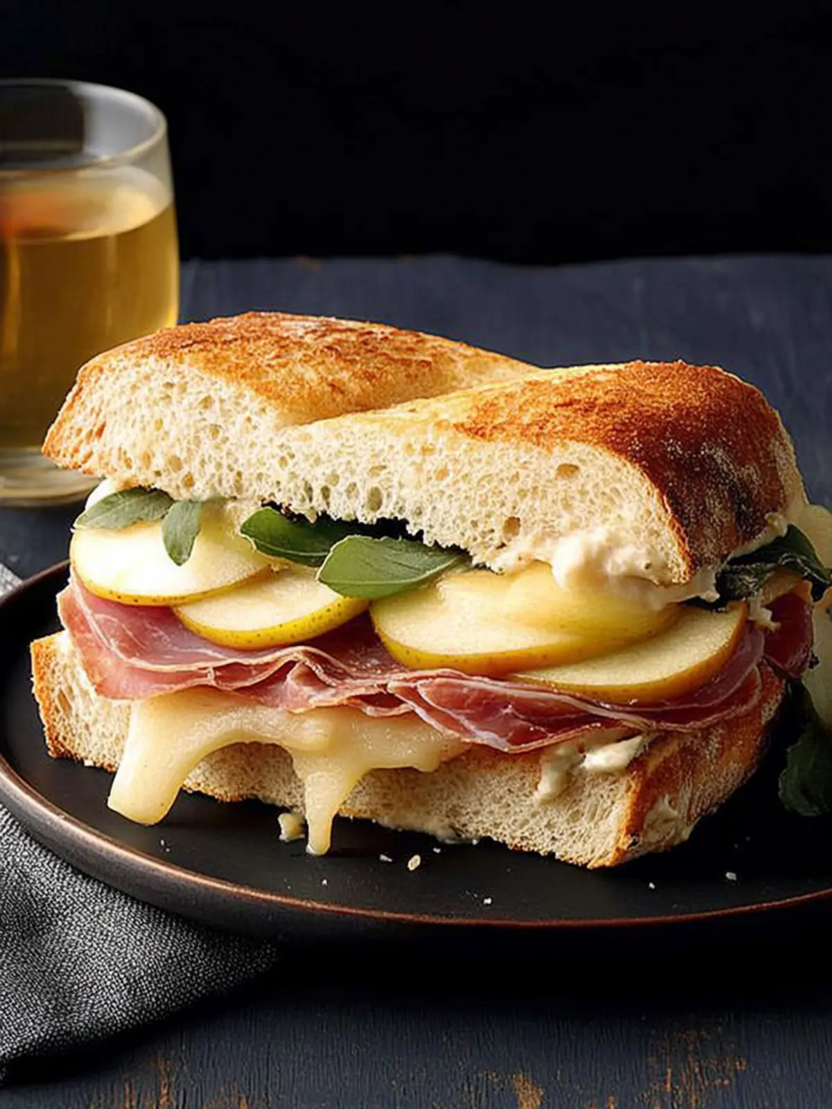 Apple ‘n’ Prosciutto Sandwiches