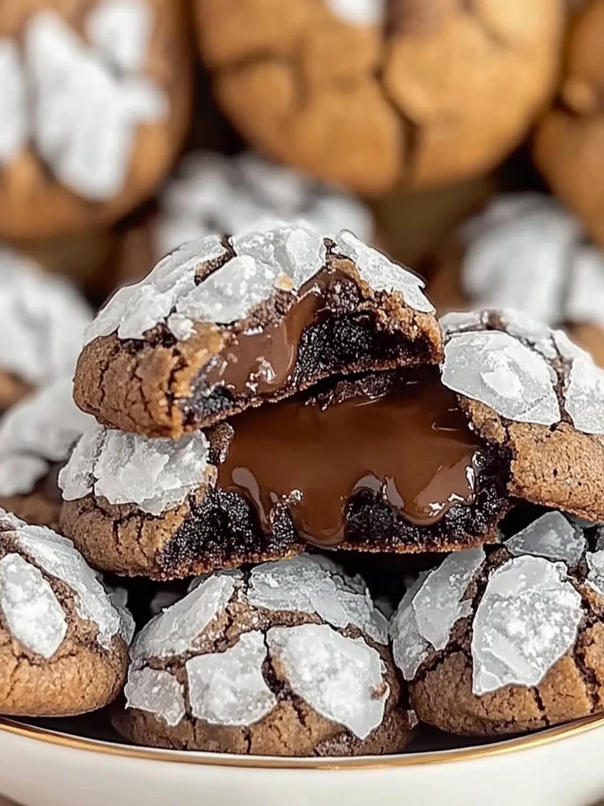 Delicious Chocolate Crinkle Blossom Cookies You’ll Adore 4 Chocolate Crinkle Blossom Cookies
