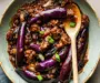 Savor Chinese Eggplant Stir-Fry with Ground Pork Delight