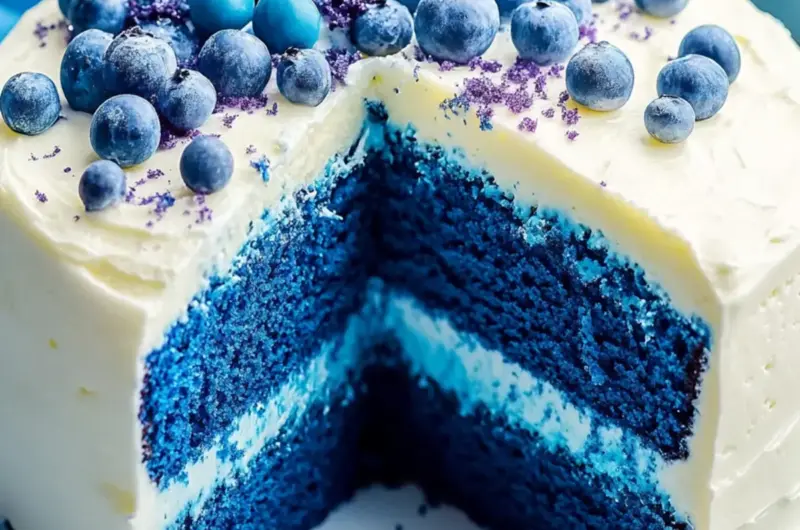 Divine Blue Velvet Cake