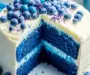 Decadent Divine Blue Velvet Cake with Creamy Frosting Bliss