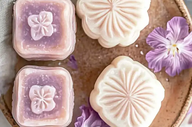 Taro Snow Skin Mooncakes