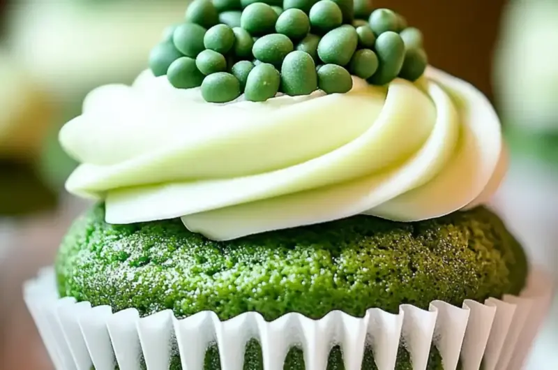 Green Velvet Cupcakes