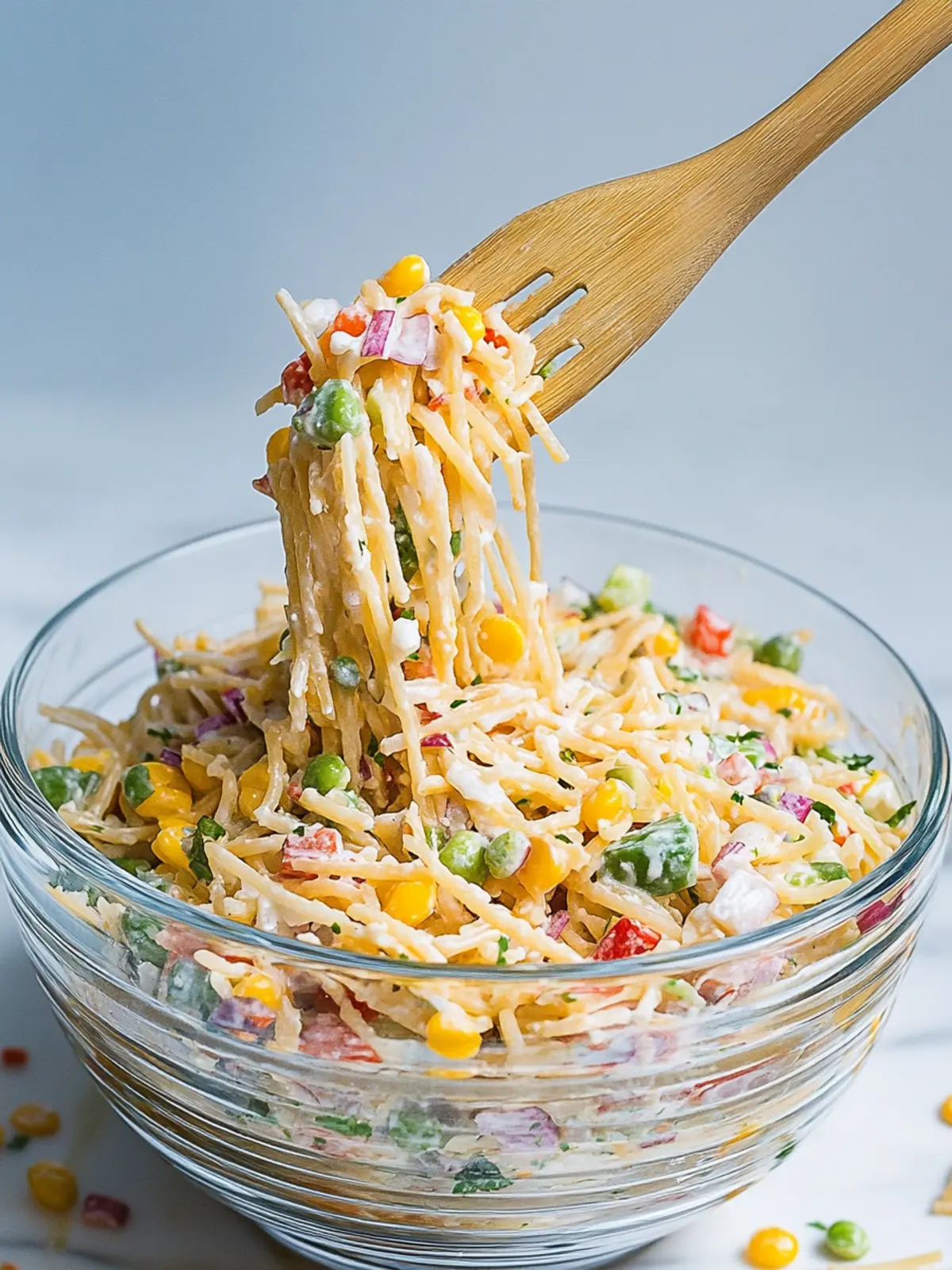 Confetti Salad: Creamy Pasta Delight for Your Next Picnic 3 Confetti Salad