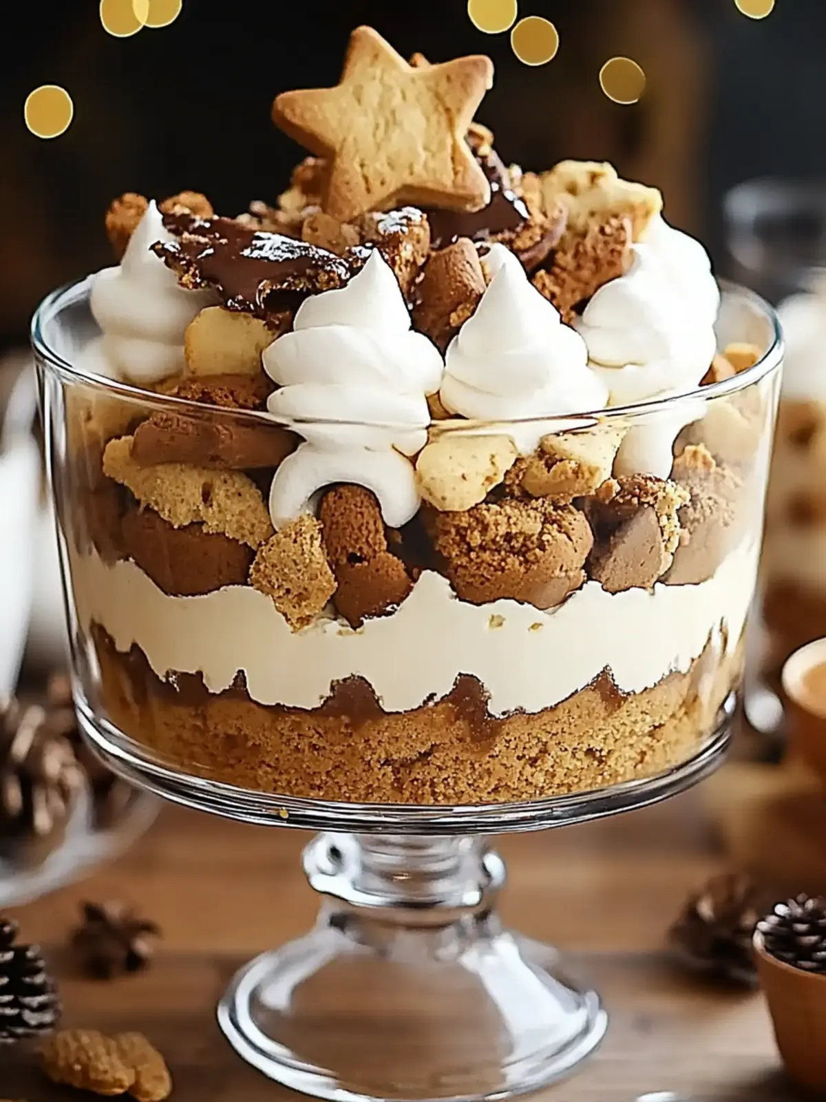 Gingerbread Cheesecake Trifle