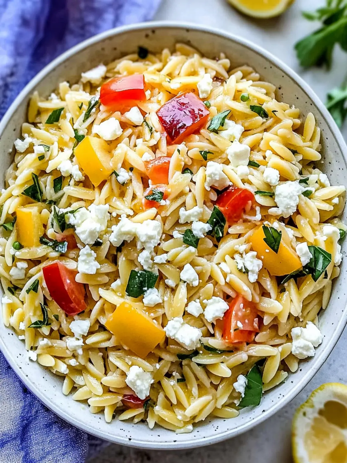 Lemon Honey Orzo with Feta: Your Ultimate Summer Side Dish 3 Lemon Honey Orzo With Feta