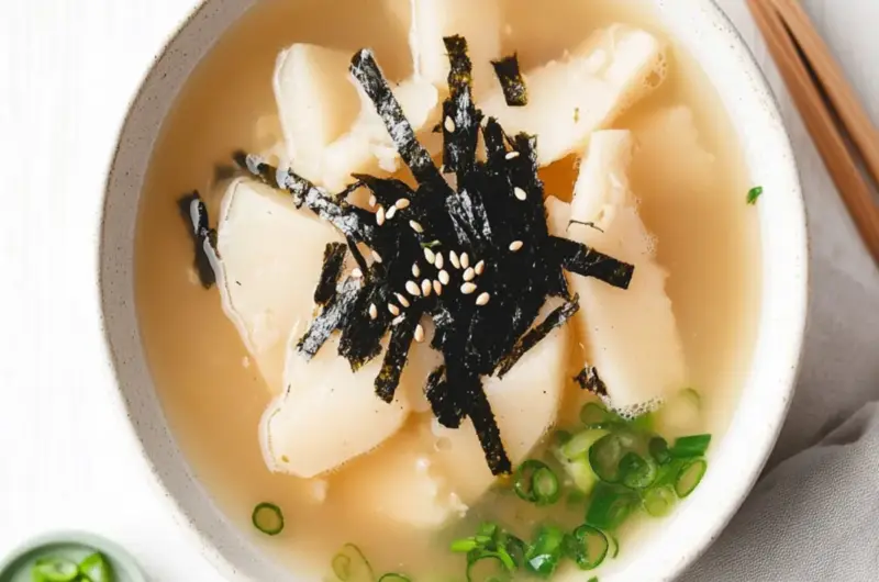 Vegan Korean Rice Cake Soup