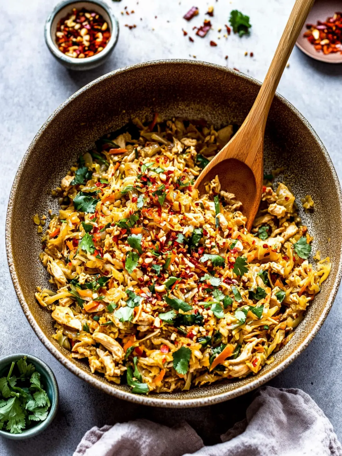 Thai Chicken Cabbage Stir Fry