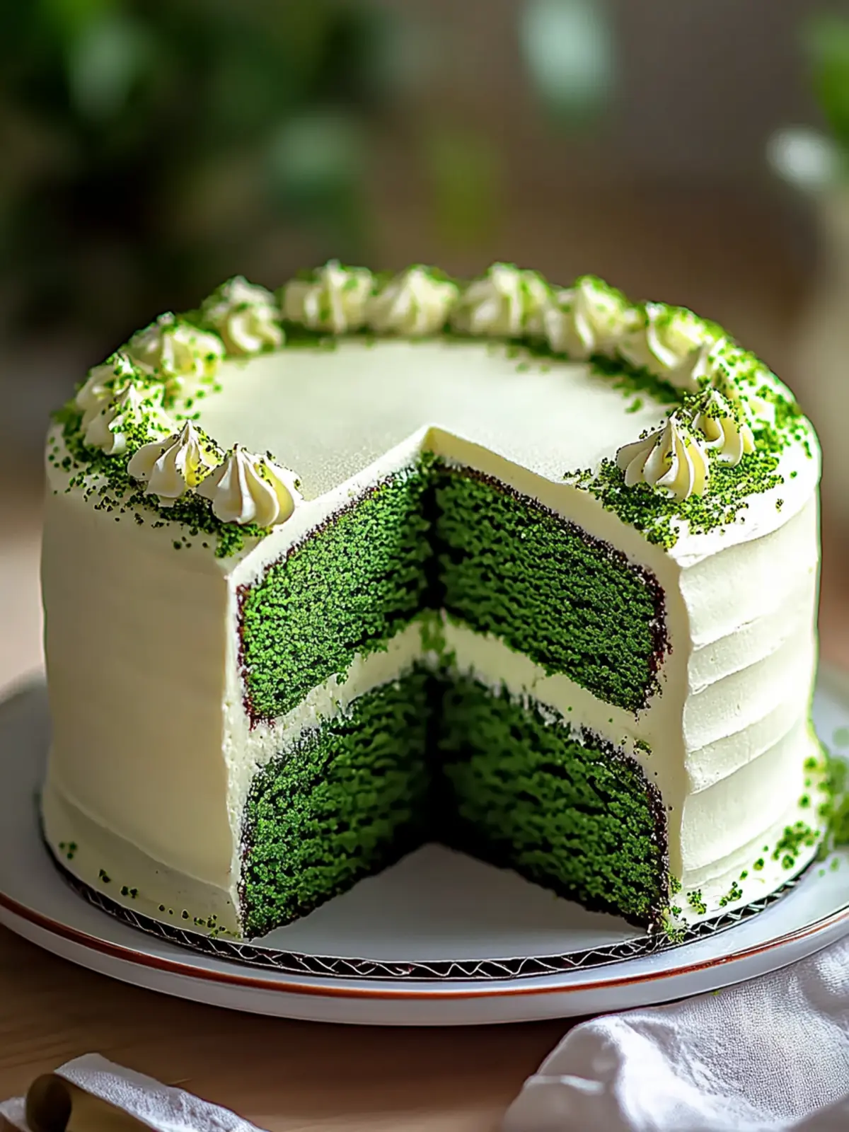 Green Velvet Cake