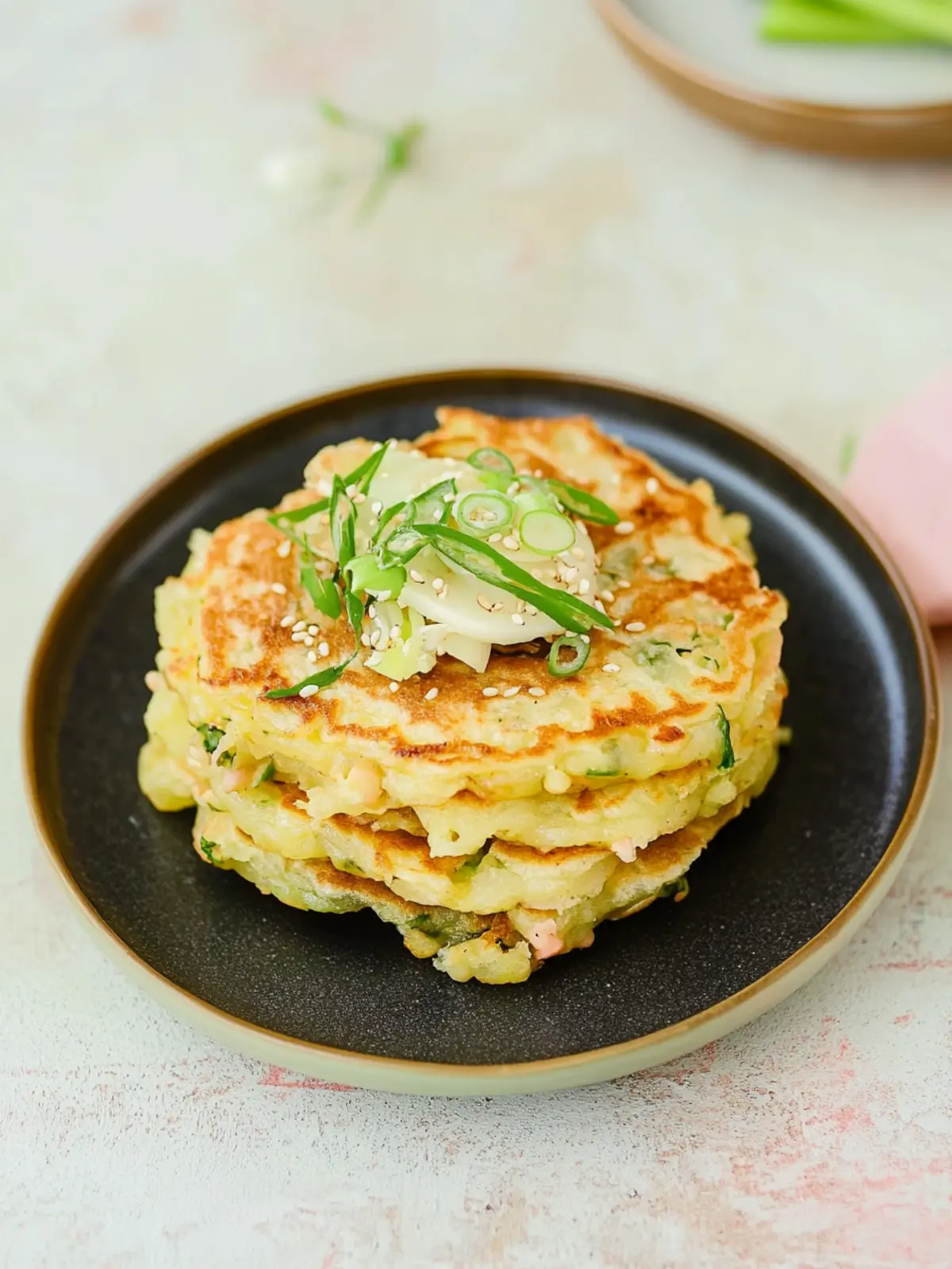 Crispy Korean Mung Bean Pancakes for a Comforting Vegan Treat 3 Korean Mung Bean Pancakes