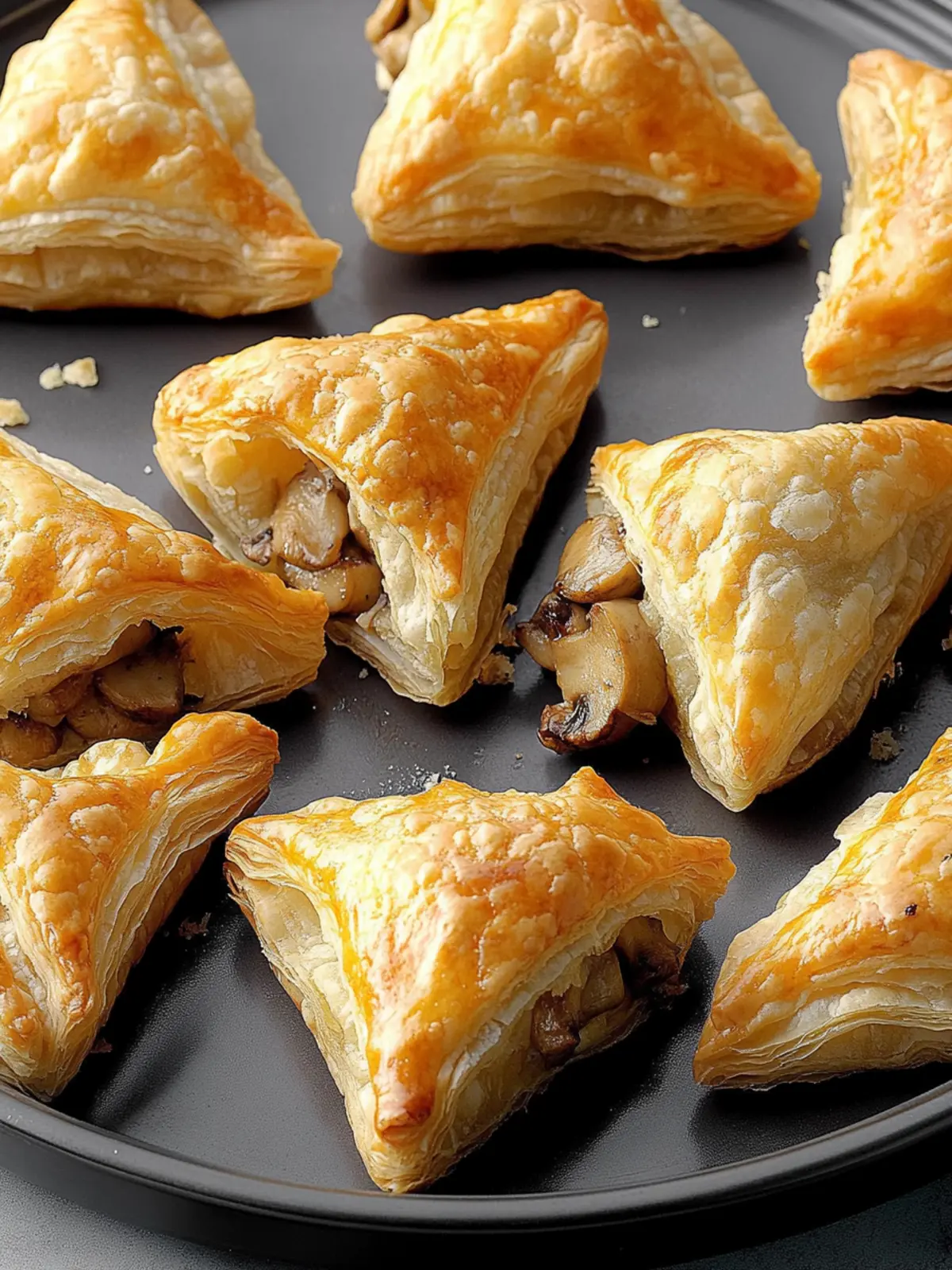 Mushroom Puff Pastry Bites