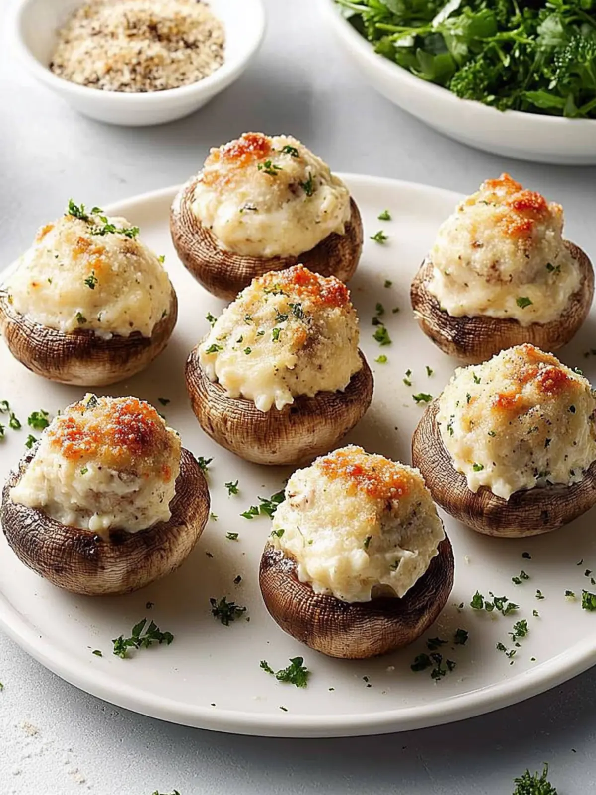 Cream Cheese-Stuffed Mushrooms: A Cozy Appetizer Delight 3 Cream Cheese-Stuffed Mushrooms