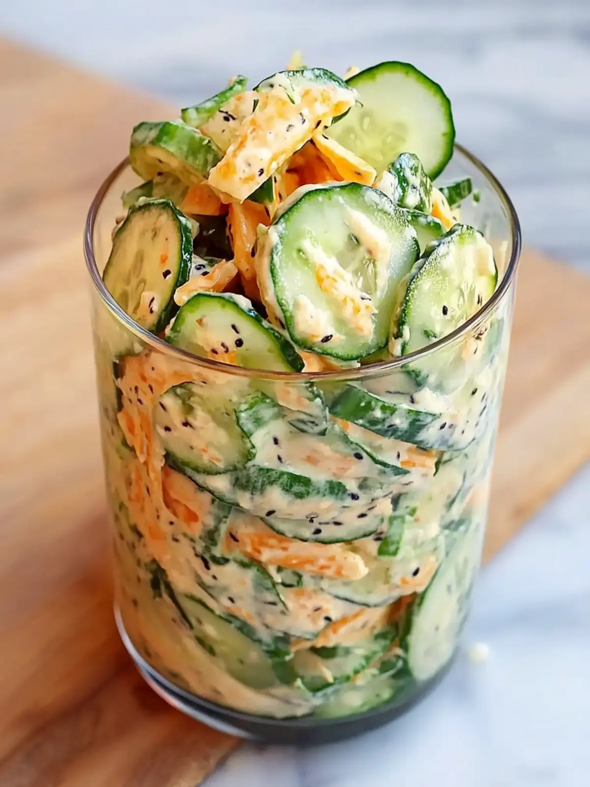 Asian Cucumber Salad Bowl