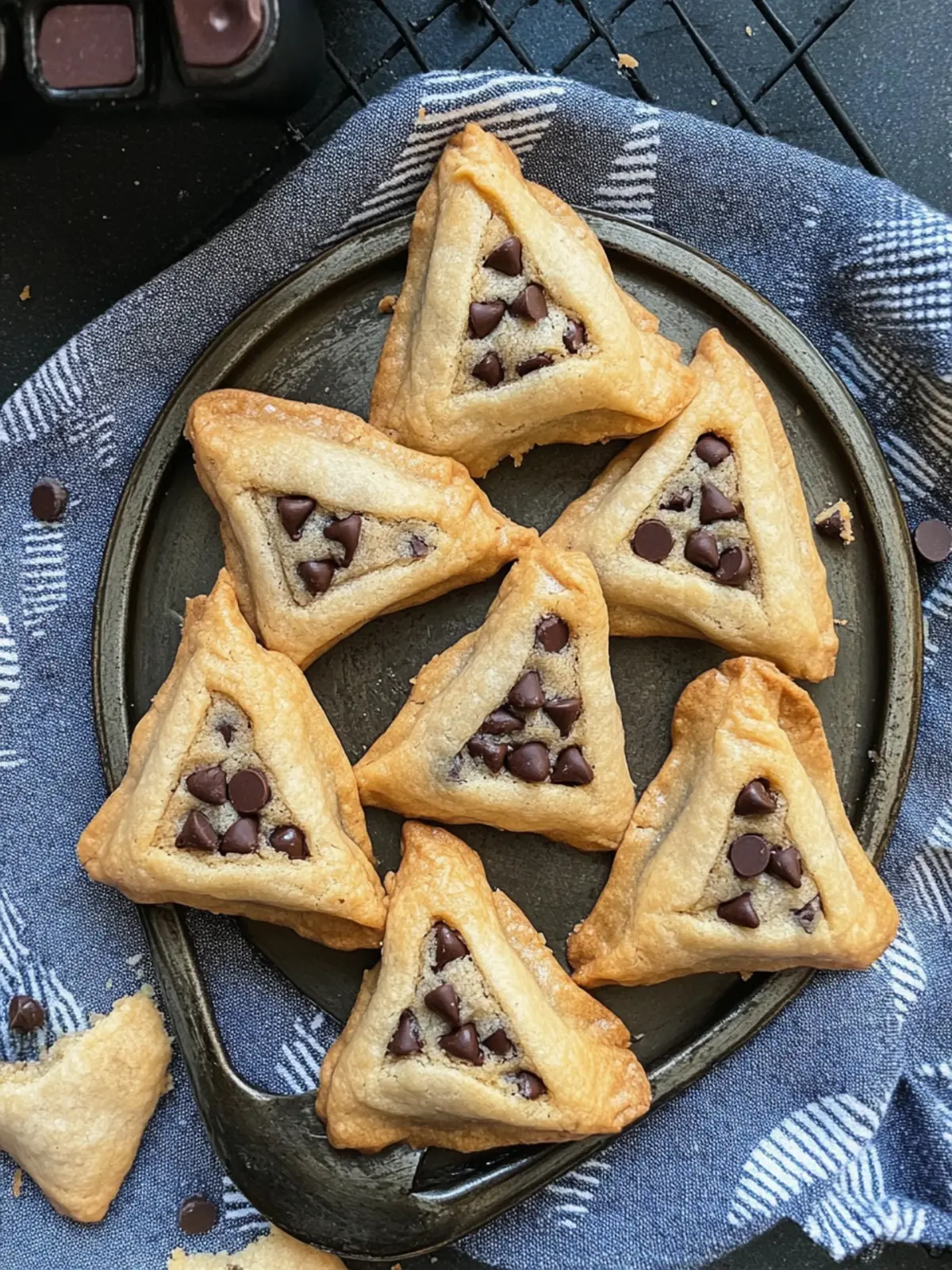 Delicious Chocolate Chip Cookie Hamantaschen You’ll Love 4 Chocolate Chip Cookie Hamantaschen