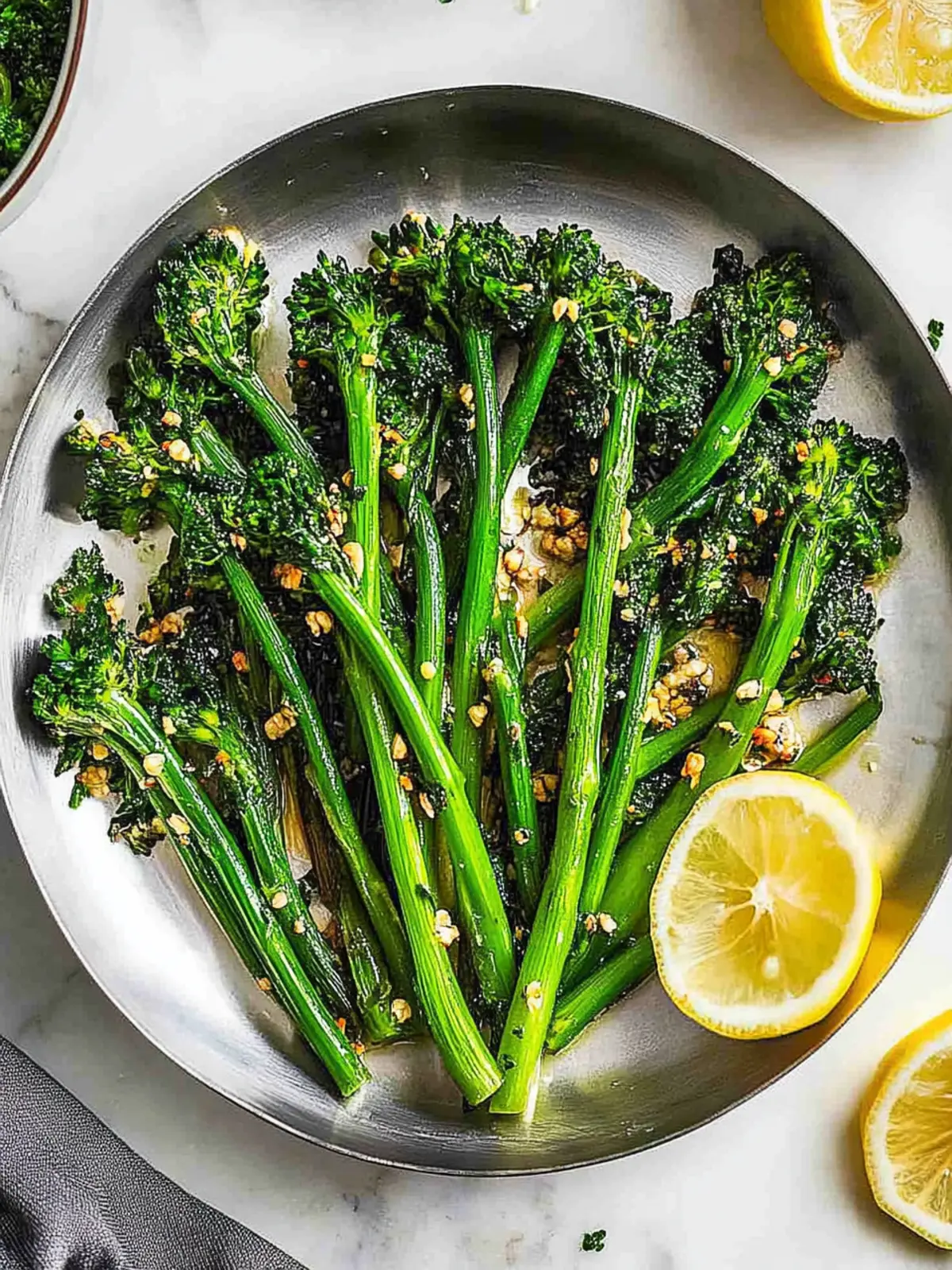 10-Minute Garlic Broccolini: Easy, Delicious, and Flavor-Packed! 2 10-Minute Garlic Broccolini