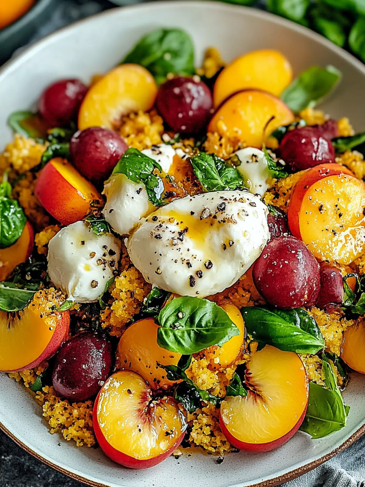 Peach Burrata Salad: A Simple Summer Delight to Savor 4 Peach Burrata Salad