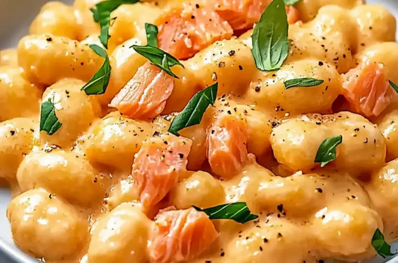 Juicy Smoked Salmon Gnocchi