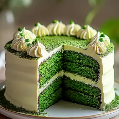 Green Velvet Cake