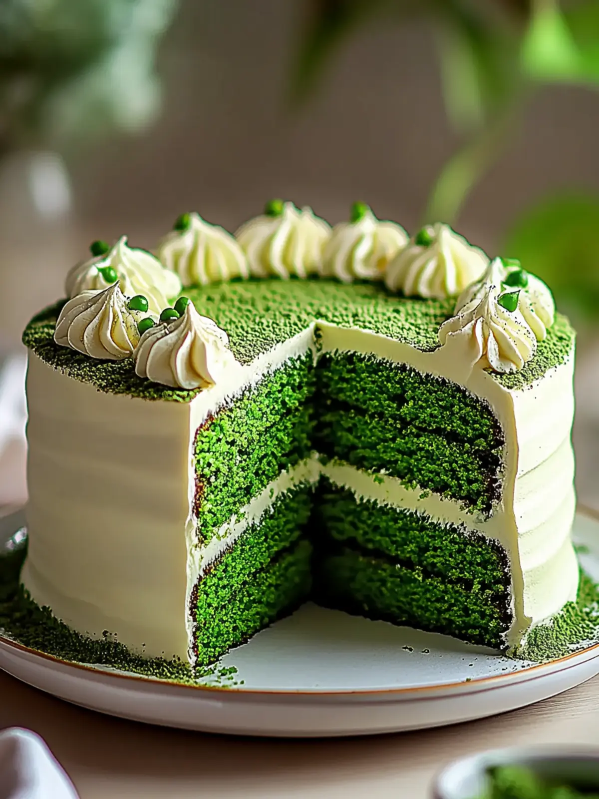 Green Velvet Cake
