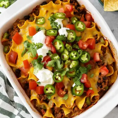 Walking Taco Casserole