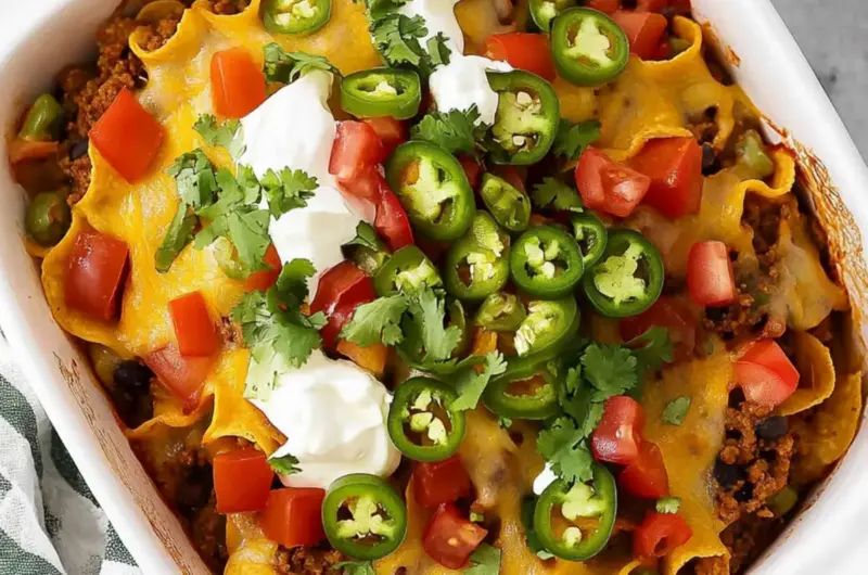 Walking Taco Casserole