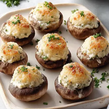Cream Cheese-Stuffed Mushrooms: A Cozy Appetizer Delight 9 Cream Cheese-Stuffed Mushrooms