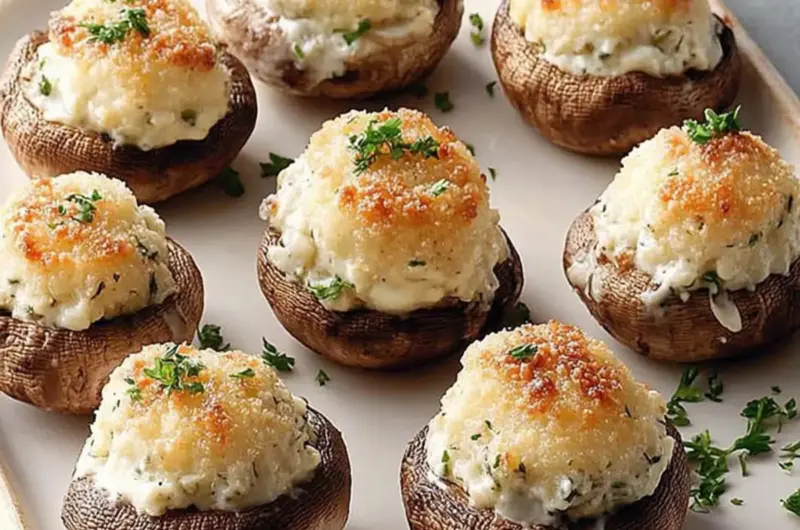 Cream Cheese-Stuffed Mushrooms