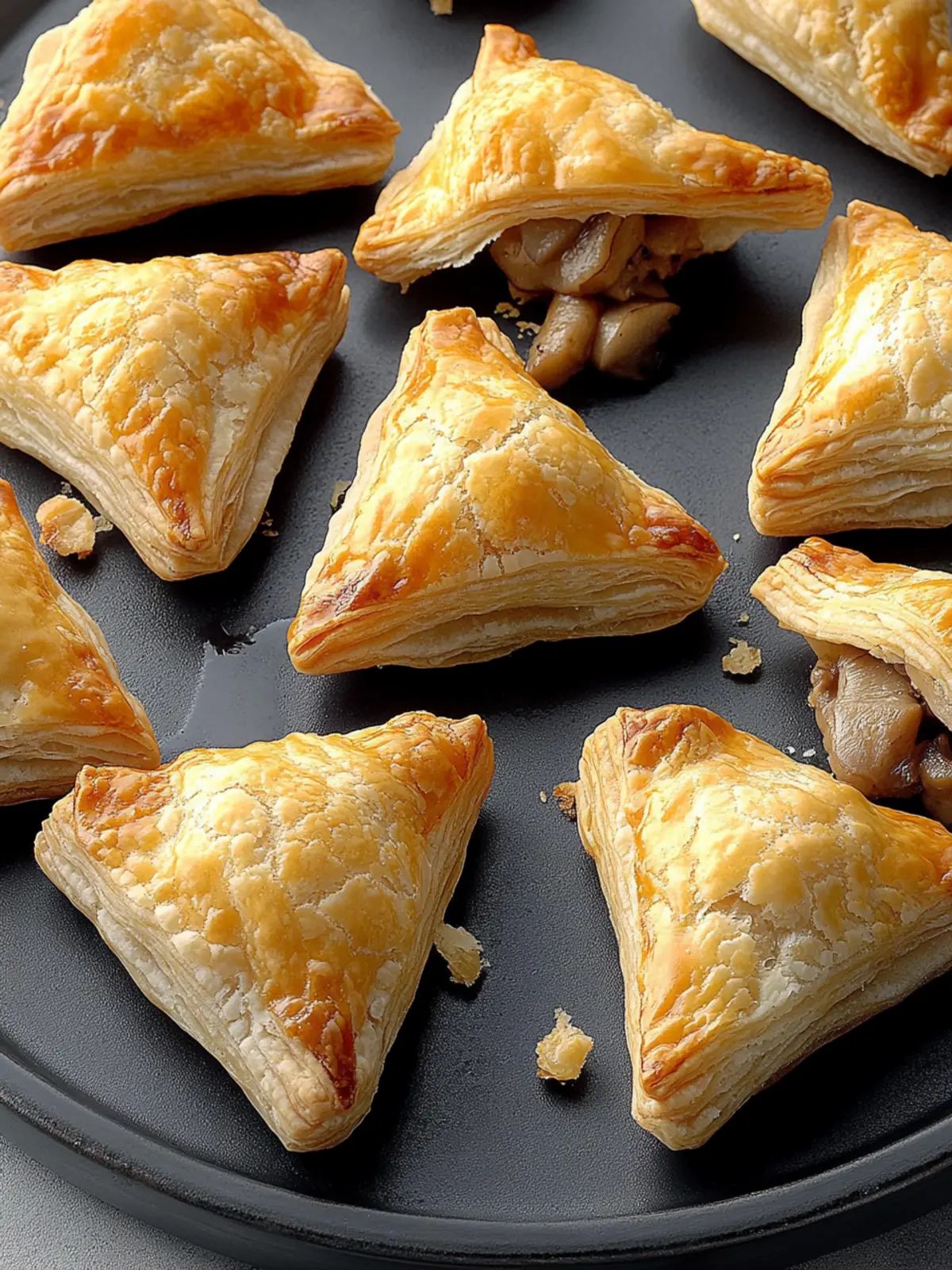 Mushroom Puff Pastry Bites