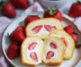Delicious Strawberry and Cream Japanese Cake Roll Recipe