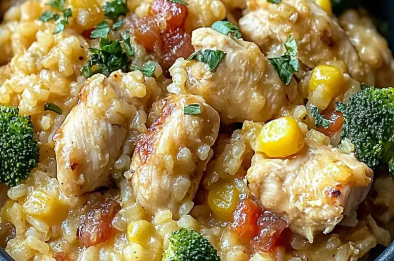 Chicken and Rice Skillet