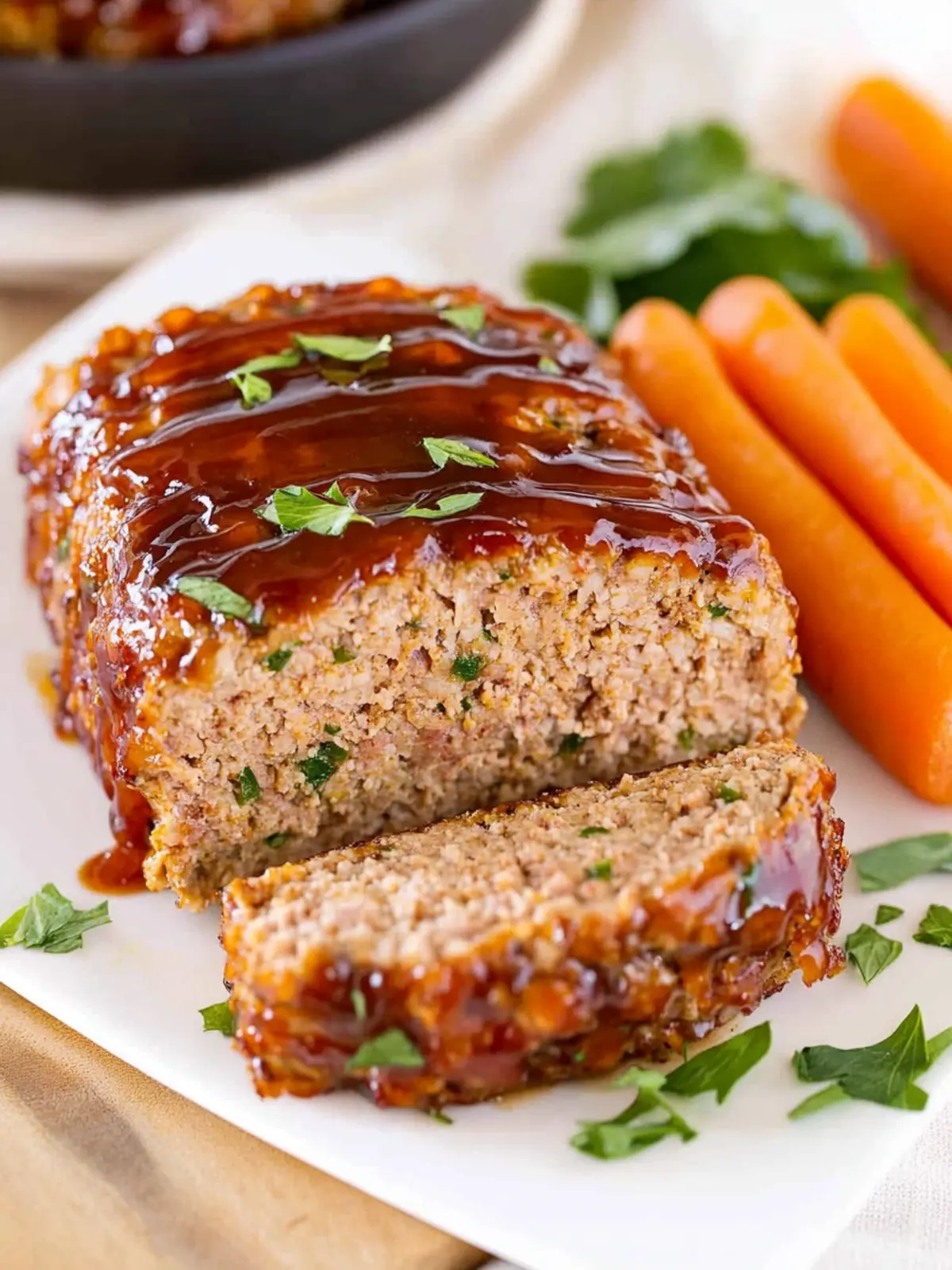 Savory Pork Meatloaf with Glaze That's Kid-Approved! 4 Pork Meatloaf with Glaze