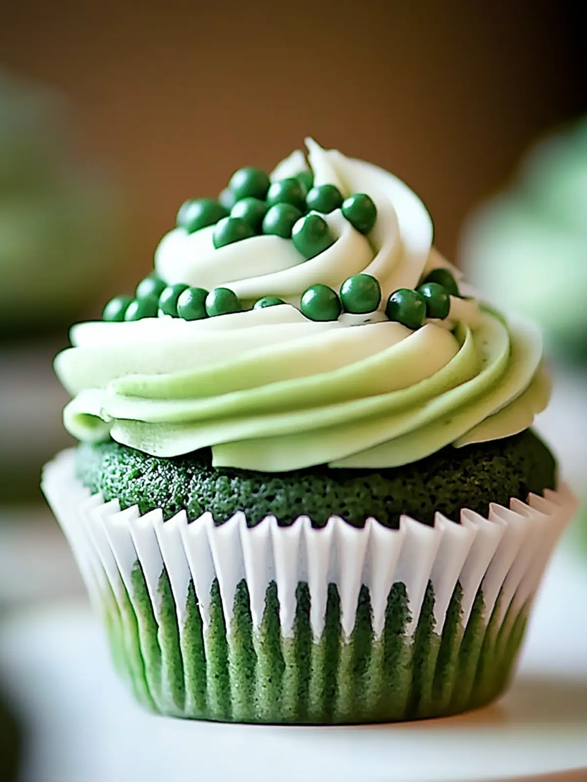 Green Velvet Cupcakes