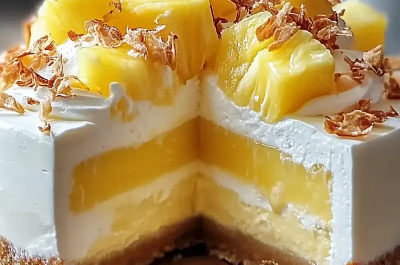 Pineapple Heaven Cheesecake