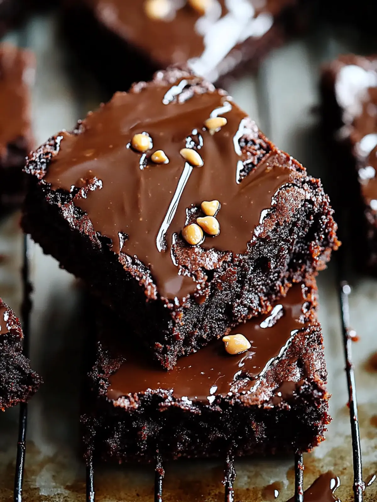 Fudgy Brownies with Ganache That You'll Want to Share Today 2 Fudgy Brownies with Ganache