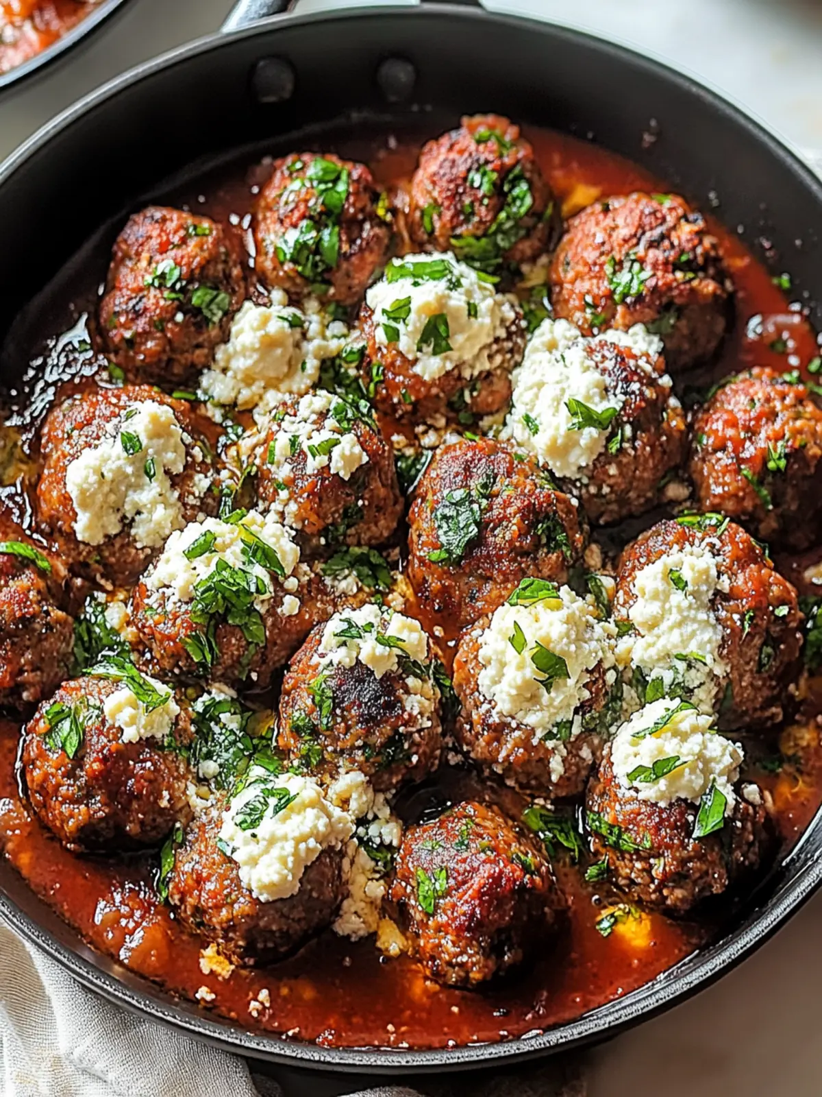 Skillet Ricotta Meatballs That Will Wow Your Taste Buds 4 Skillet Ricotta Meatballs