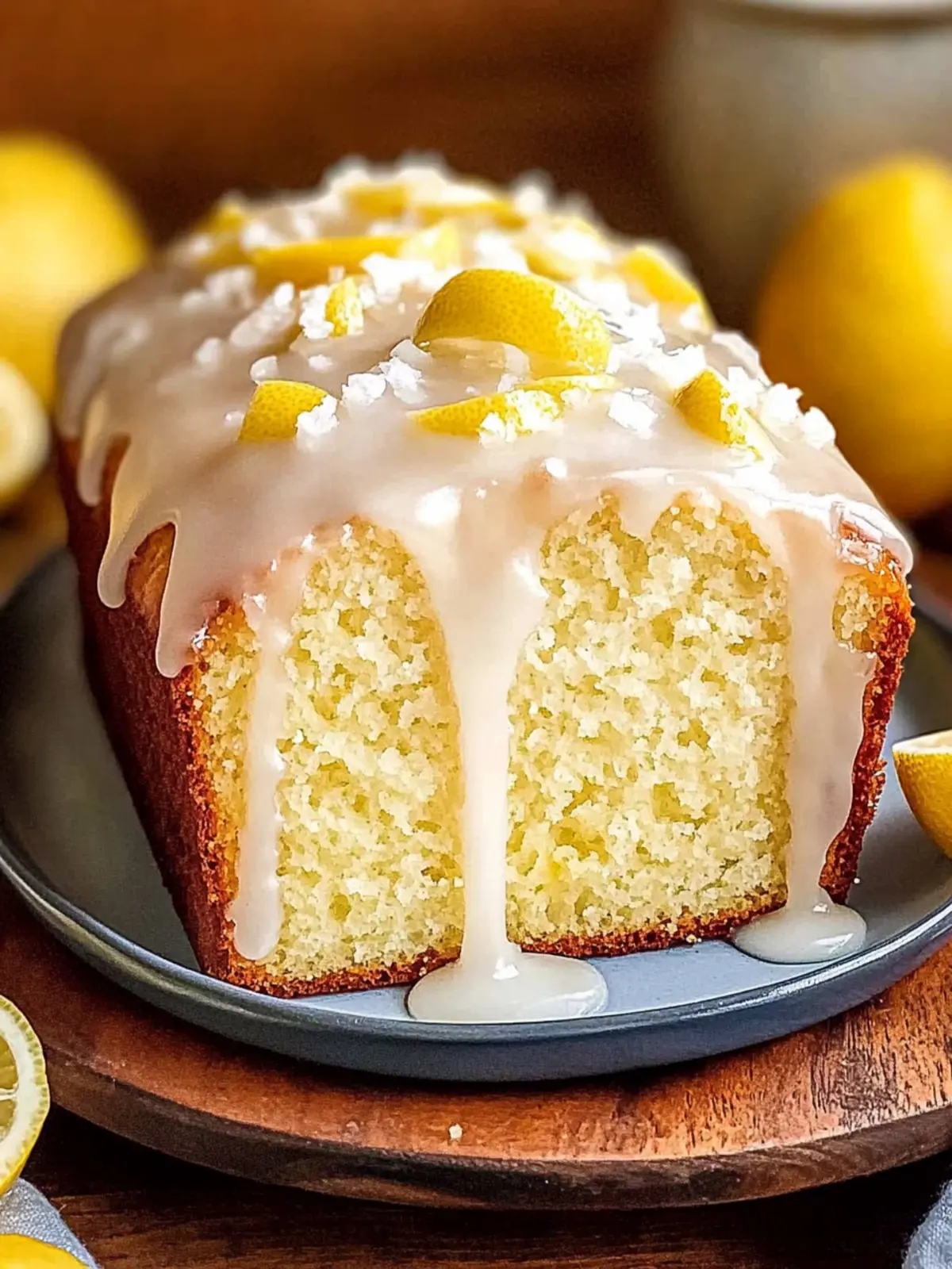 Moist Lemon Bread with Glaze That Brightens Your Day 3 Lemon Bread with Glaze