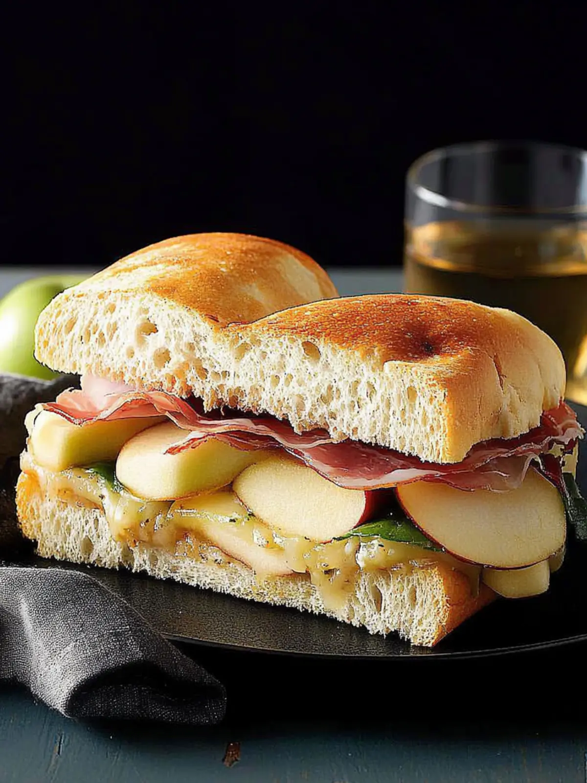 Apple ‘n’ Prosciutto Sandwiches