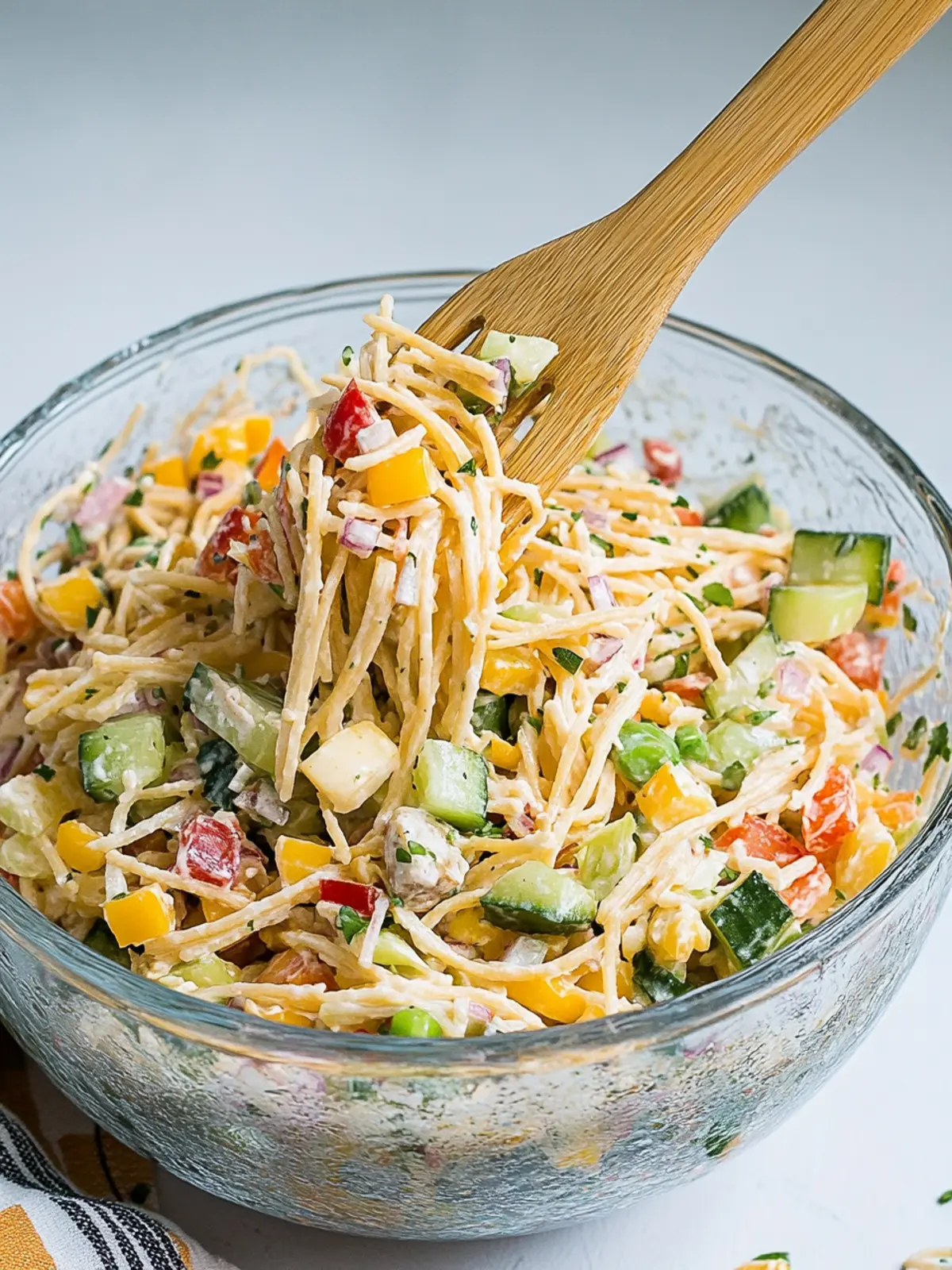 Confetti Salad: Creamy Pasta Delight for Your Next Picnic 4 Confetti Salad