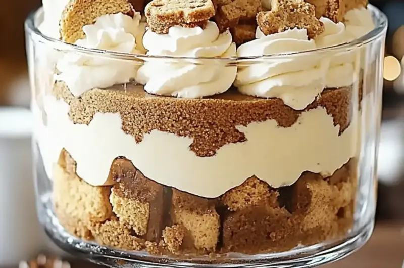 Gingerbread Cheesecake Trifle