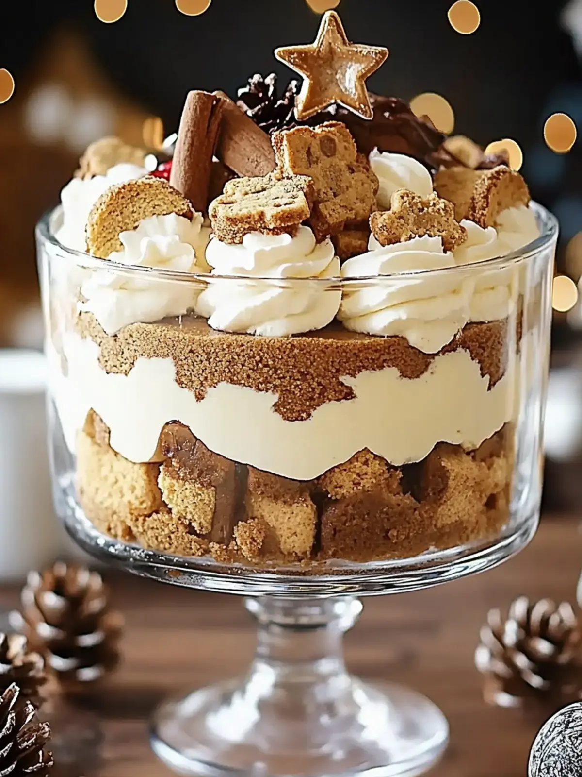 Gingerbread Cheesecake Trifle