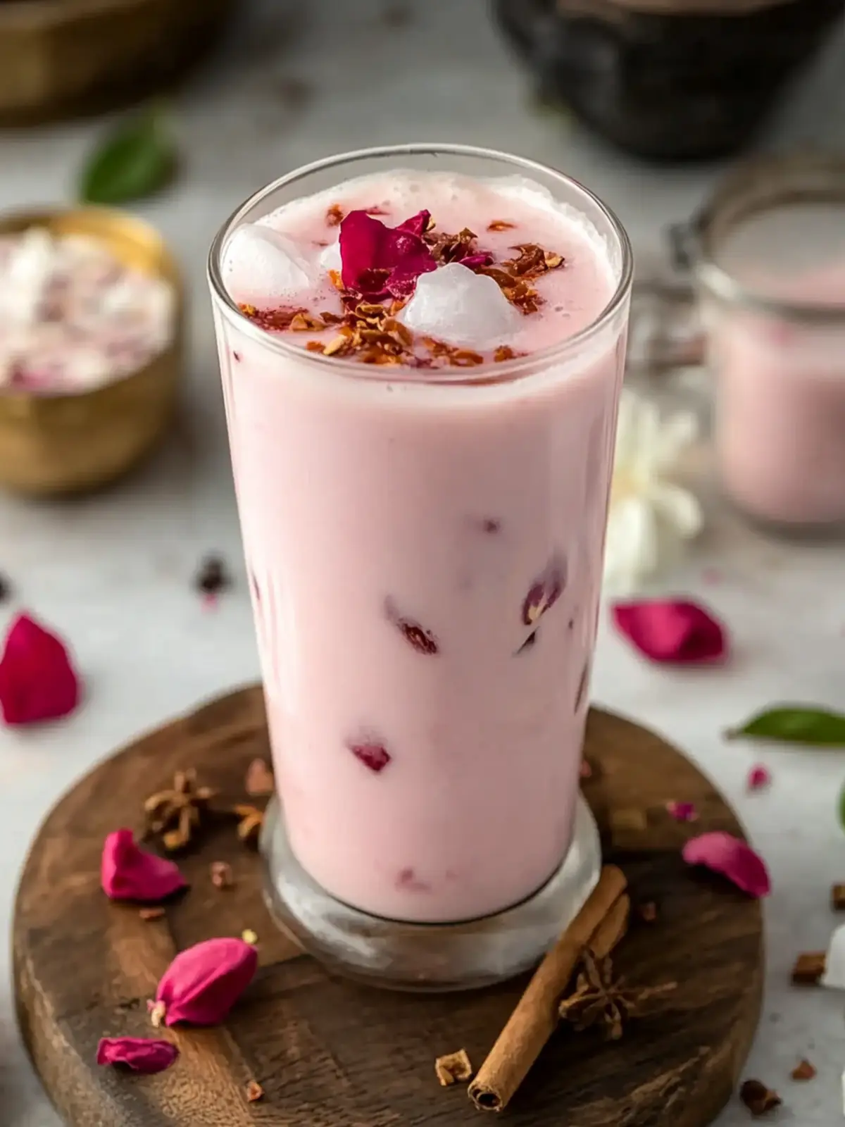 Creamy Kashmiri Pink Chai (Noon Tea) for Cozy Gatherings 3 Kashmiri Pink Chai (Noon Tea)