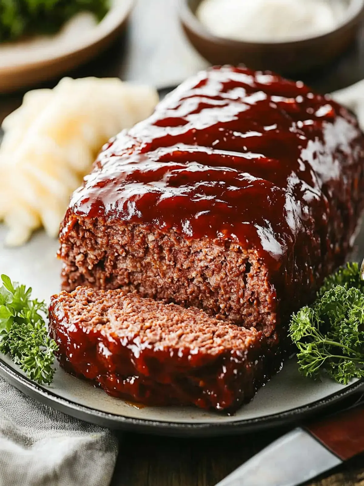 Old fashioned Momma’s Meatloaf