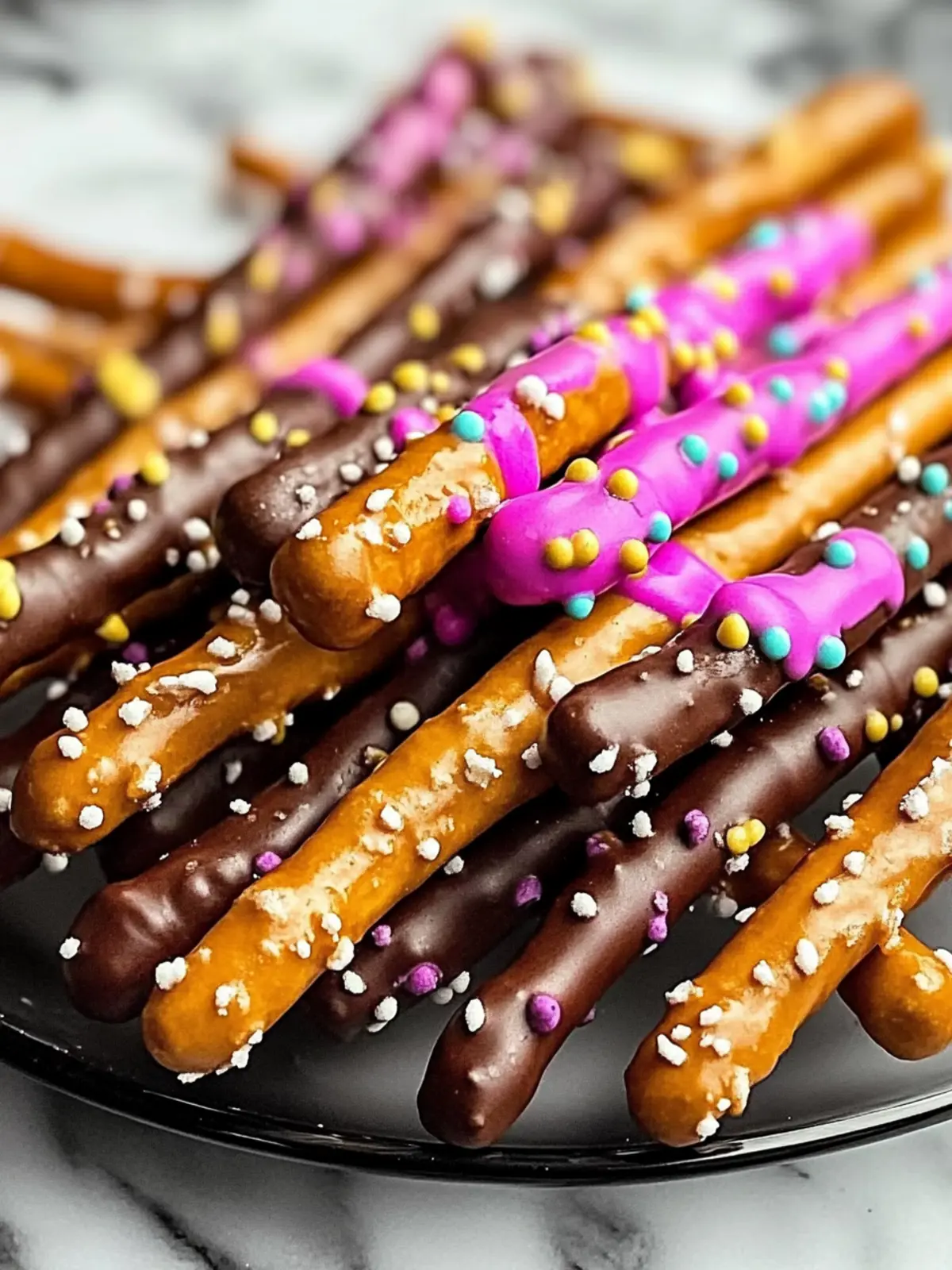 5-Minute Dipped Pretzel Rods for Irresistible Snacking Fun 4 Dipped Pretzel Rods