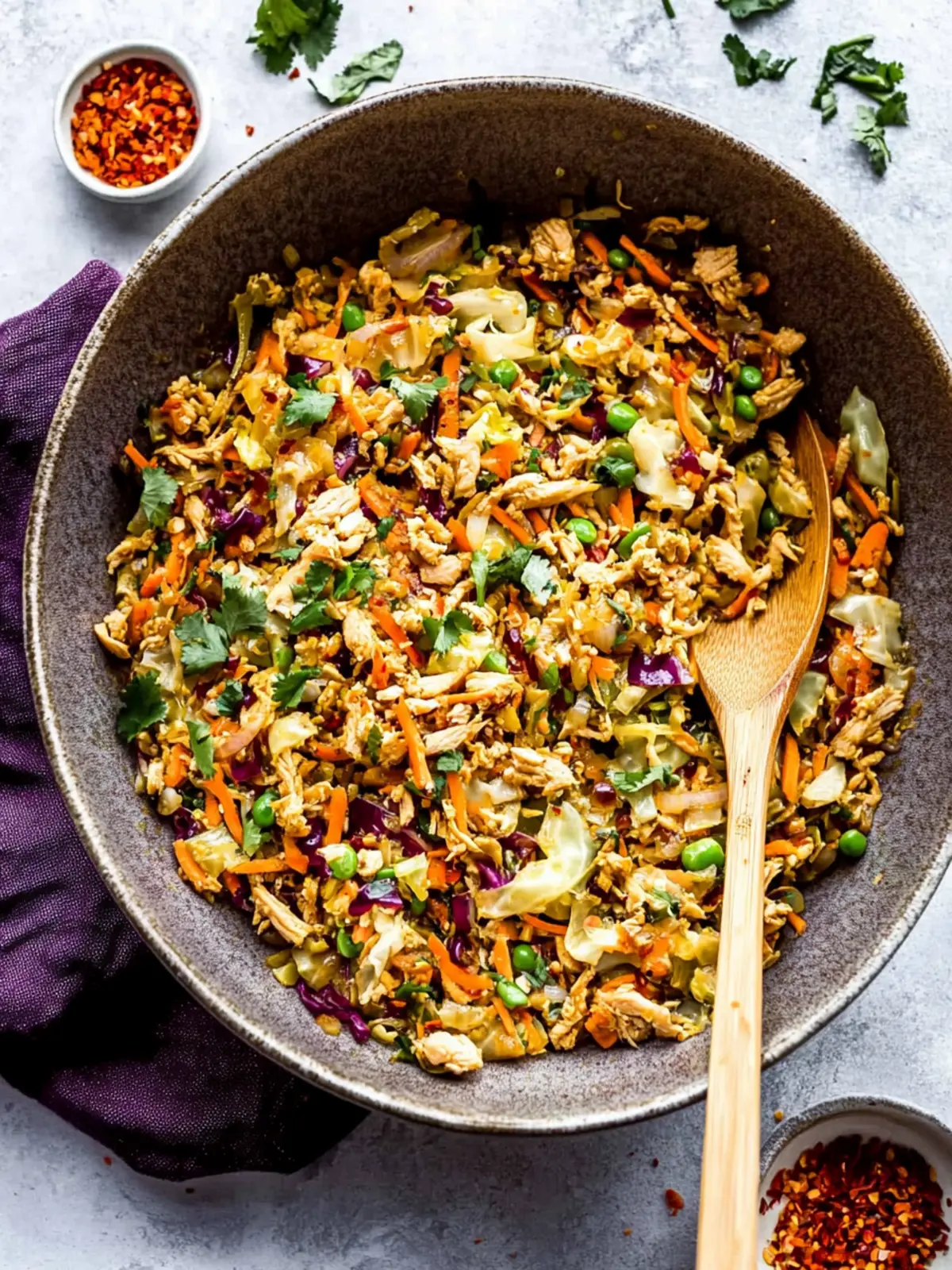 Thai Chicken Cabbage Stir Fry
