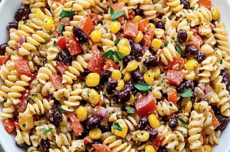 Cowboy Caviar Pasta Salad