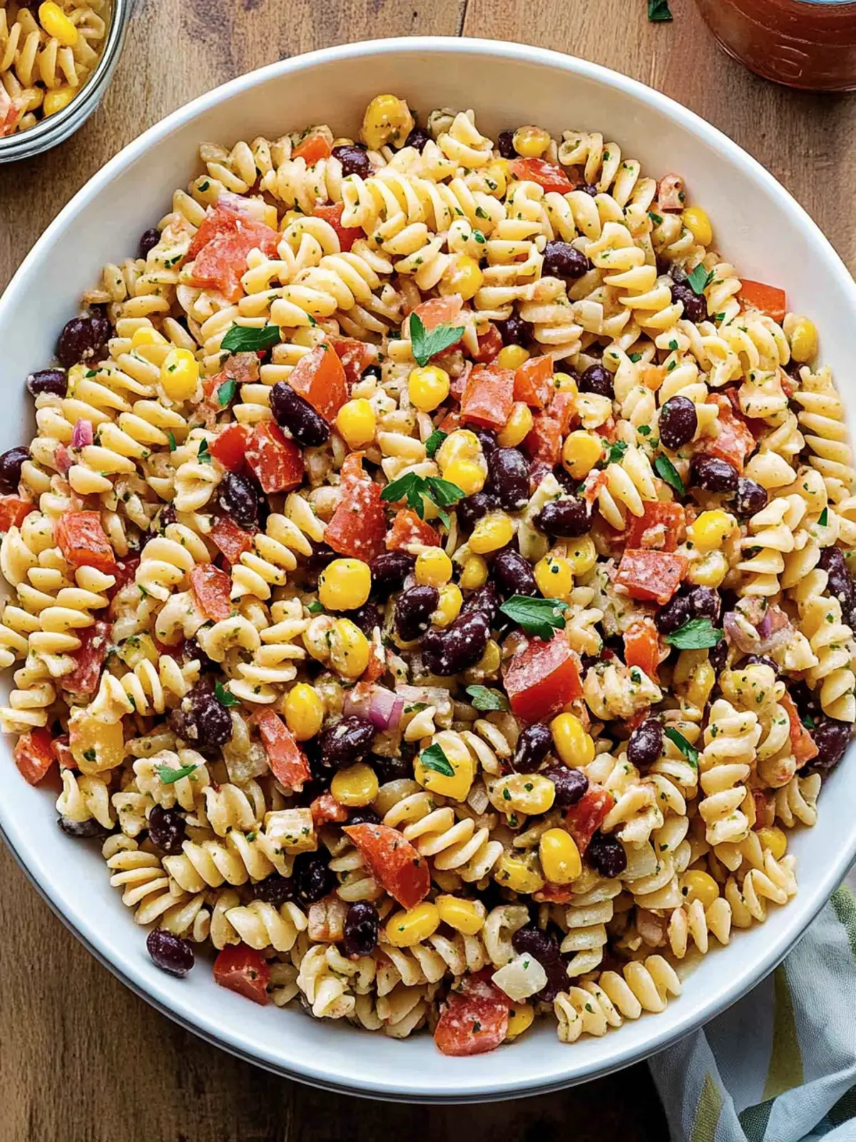 Cowboy Caviar Pasta Salad