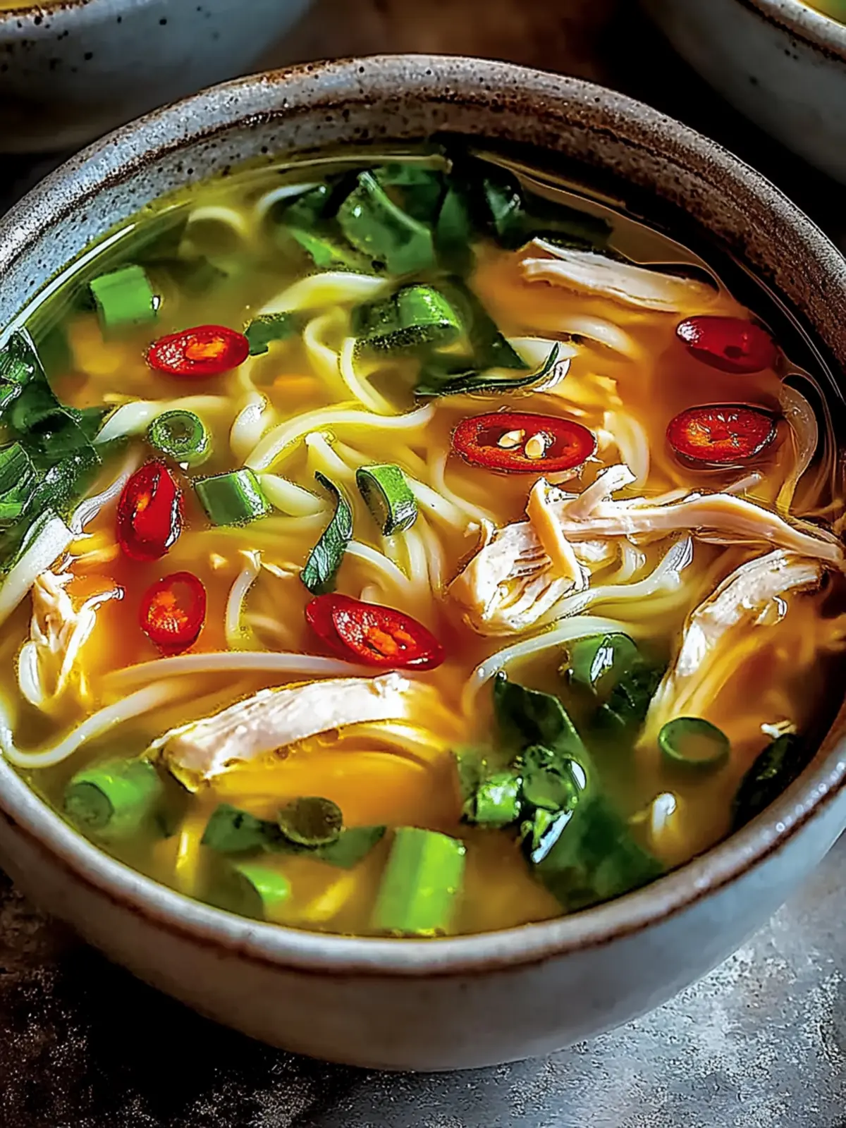 Ginger Garlic Chicken Noodle Soup: Your Cozy Weeknight Delight 2 Ginger Garlic Chicken Noodle Soup