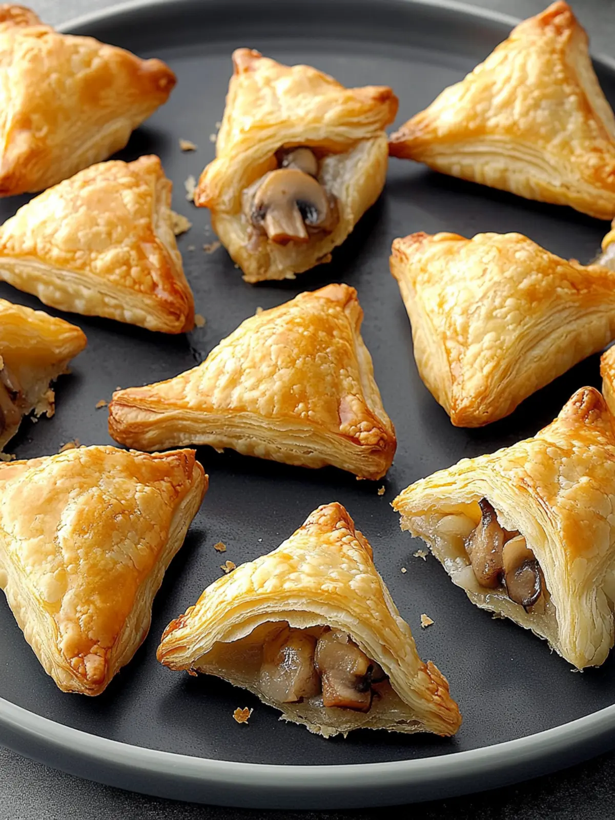 Mushroom Puff Pastry Bites