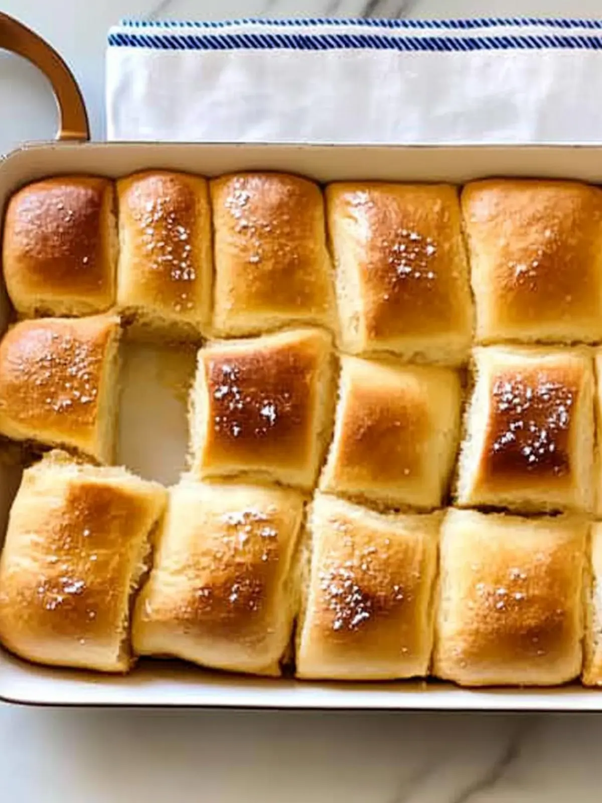 Buttery Parker House Rolls