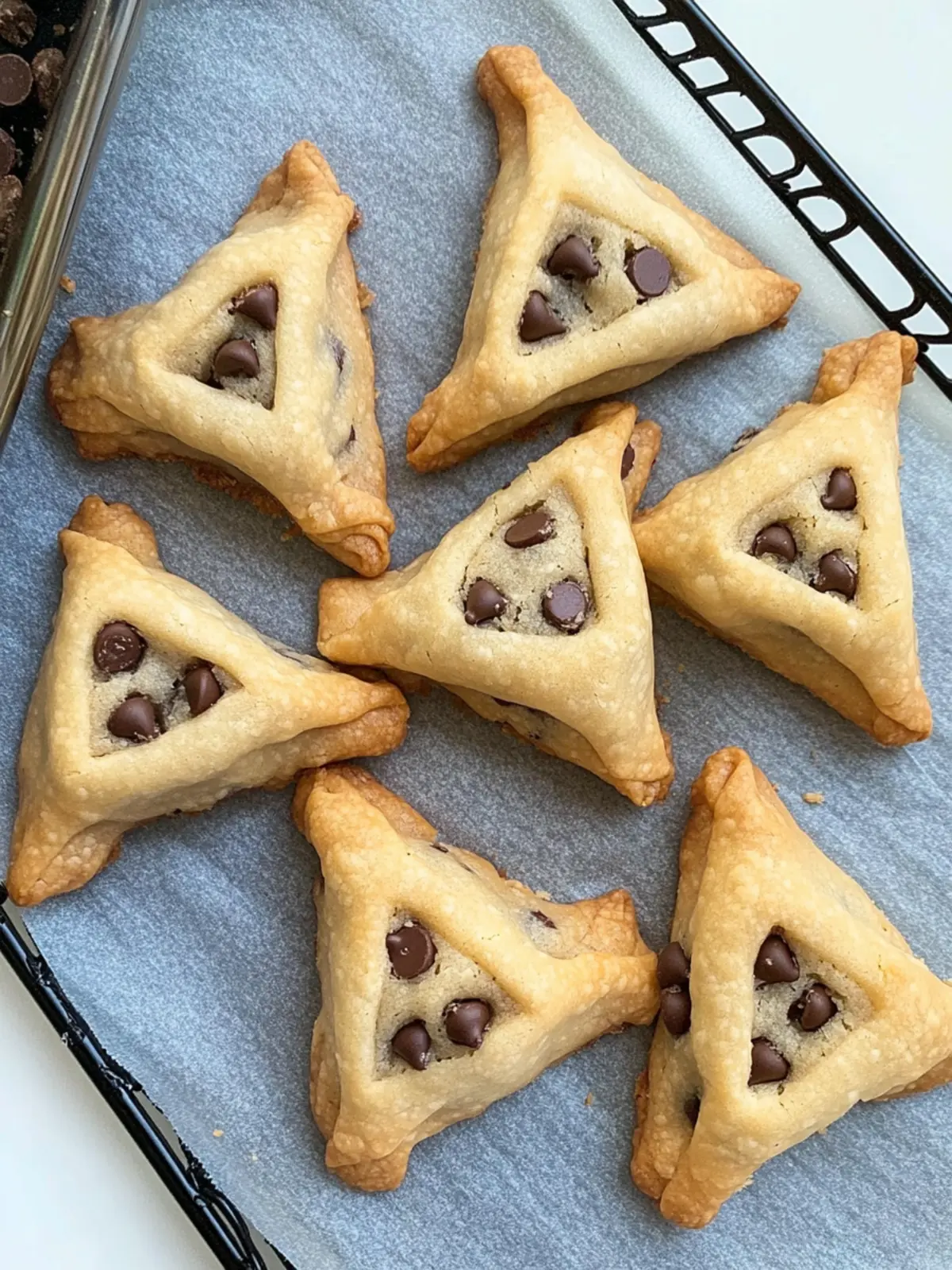 Delicious Chocolate Chip Cookie Hamantaschen You’ll Love 3 Chocolate Chip Cookie Hamantaschen